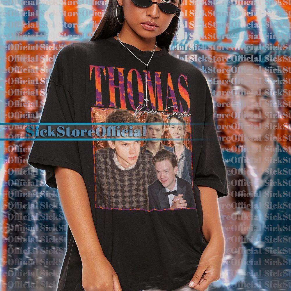 Thomas Brodie Sangster Vintage 5 Vuitino Shirt Thomas Brodie Sangster Vintage 5 Vuitino Shirt